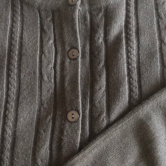 NWOT Gray cardigan sweater - Picture 4 of 9